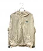HUFハフ）の古着「New Day Anorak Jacket アノラックパーカー」｜ベージュ