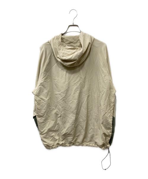 HUF（ハフ）HUF (ハフ) New Day Anorak Jacket アノラックパーカー ベージュ サイズ:Lの古着・服飾アイテム