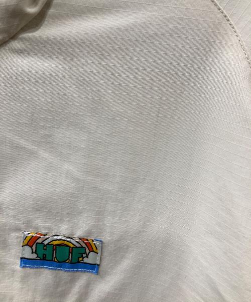 HUF（ハフ）HUF (ハフ) New Day Anorak Jacket アノラックパーカー ベージュ サイズ:Lの古着・服飾アイテム
