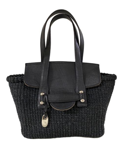 TOFF&LOADSTONE（トフアンドロードストーン）TOFF&LOADSTONE (トフアンドロードストーン) カゴハンドバッグ ブラックの古着・服飾アイテム