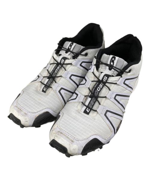 SALOMON（サロモン）SALOMON (サロモン) SPEED CROSS 3 ホワイト×ブラック サイズ:27.5cmの古着・服飾アイテム