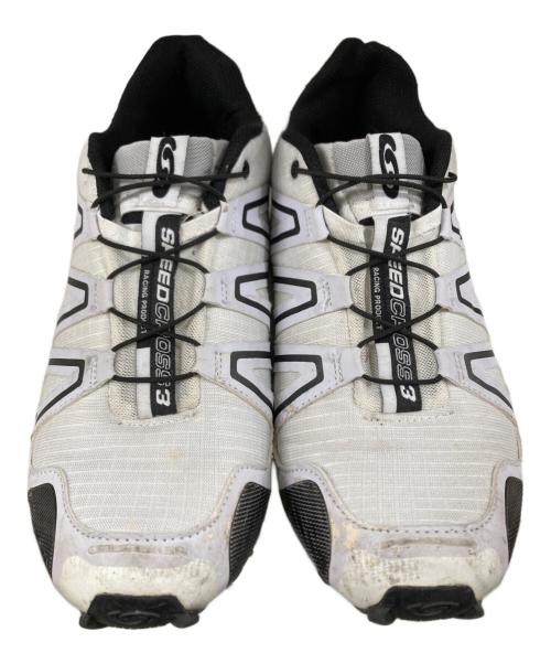 SALOMON（サロモン）SALOMON (サロモン) SPEED CROSS 3 ホワイト×ブラック サイズ:27.5cmの古着・服飾アイテム