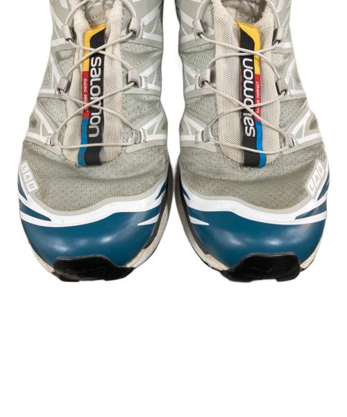 SALOMON（サロモン）SALOMON (サロモン) XT-6 Adv スニーカー ホワイト×グリーン サイズ:27cmの古着・服飾アイテム