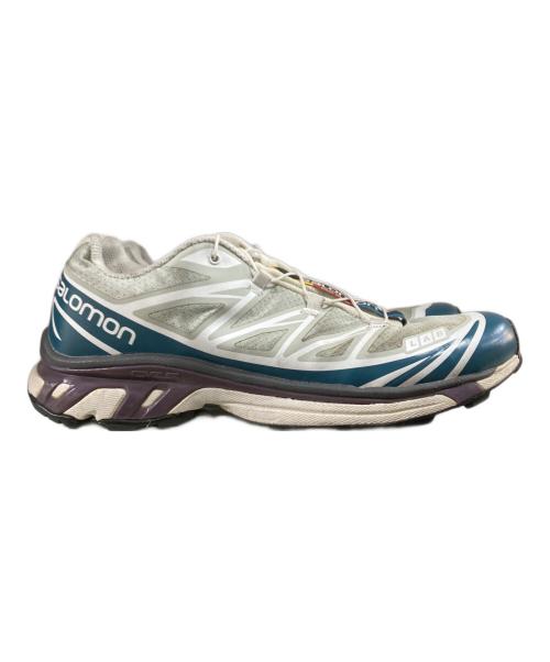 SALOMON（サロモン）SALOMON (サロモン) XT-6 Adv スニーカー ホワイト×グリーン サイズ:27cmの古着・服飾アイテム