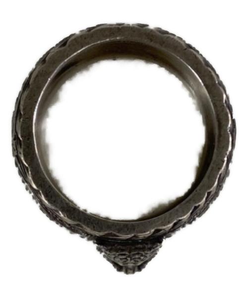 GUCCI（グッチ）GUCCI (グッチ) Thin Silver Ring With Feline Head キャットヘッドリング シルバー サイズ:8号（だが実寸は7号）の古着・服飾アイテム