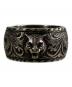 GUCCI（グッチ）の古着「Thin Silver Ring With Feline Head キャットヘッドリング」｜シルバー