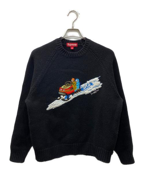 SUPREME（シュプリーム）Supreme (シュプリーム) 24AW Snowmobile Sweater セーター ブラック サイズ:Sの古着・服飾アイテム