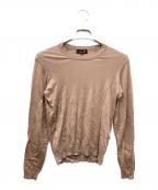 DRAWERドゥロワー）の古着「シルクコットンカシミヤニット」｜ブラウン