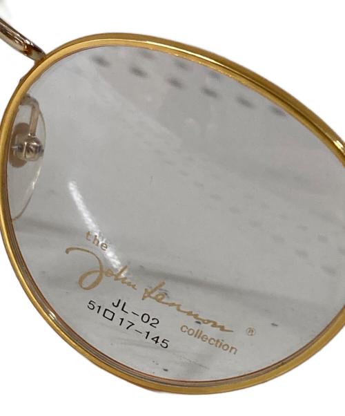 John Lennon collection（ジョン・レノン・コレクション）John Lennon collection (ジョン・レノン・コレクション) 伊達眼鏡 ベージュ サイズ:SIZE 51□17-145の古着・服飾アイテム