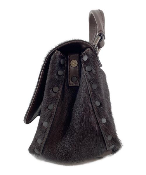 zanellato（ザネラート）ZANELLATO (ザネラート) POSTINA ハラコ2WAYショルダーバッグ ブラックの古着・服飾アイテム