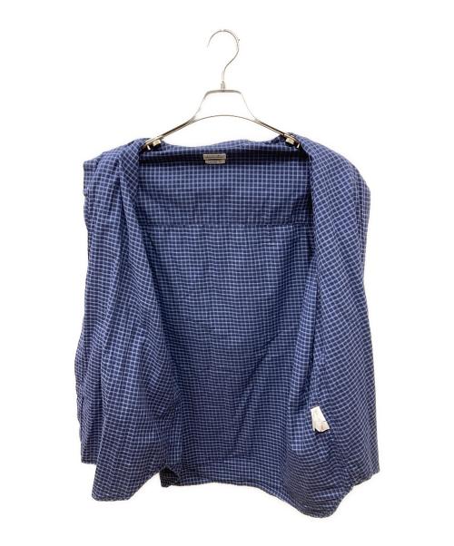 STEVEN ALAN（スティーブンアラン）STEVEN ALAN (スティーブンアラン) SOKTAS CHECK REGULAR COLLAR SHIRT -LOOSE/シャツ ネイビー サイズ:サイズタグ欠品の古着・服飾アイテム