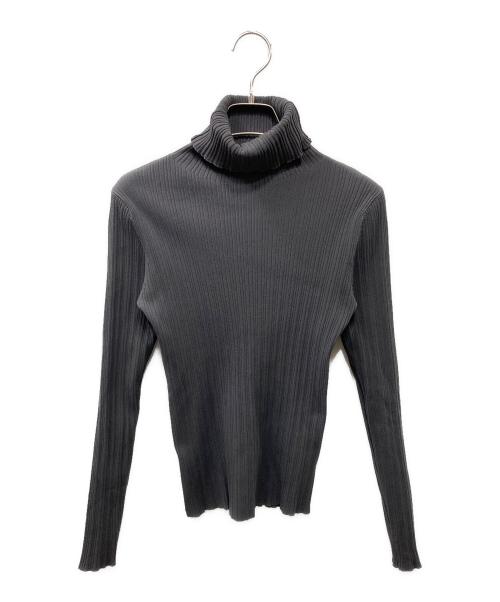 Ameri（アメリ）Ameri (アメリ) LAYERED SLANT CABLE KNIT グレー サイズ:Freeの古着・服飾アイテム