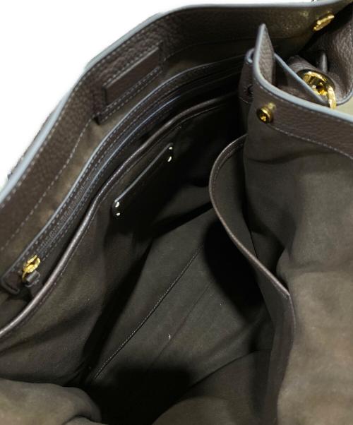 COLE HAAN（コールハーン）COLE HAAN (コールハーン) カリッサショッパー 2WAYバッグ ブラウンの古着・服飾アイテム