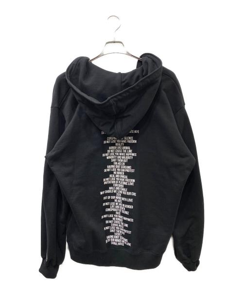 CHRISTIAN DADA（クリスチャンダダ）CHRISTIAN DADA (クリスチャンダダ) GRAPHIC PRINT OVERSIZED HOODIE ブラック×グリーン サイズ:SIZE 44の古着・服飾アイテム