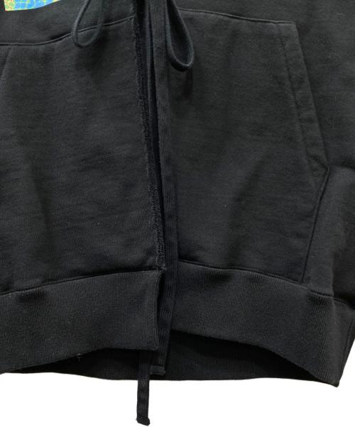 CHRISTIAN DADA（クリスチャンダダ）CHRISTIAN DADA (クリスチャンダダ) GRAPHIC PRINT OVERSIZED HOODIE ブラック×グリーン サイズ:SIZE 44の古着・服飾アイテム