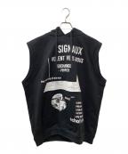 PRADAプラダ）の古着「21SS ノースリーブプルオーバーパーカー」｜ブラック