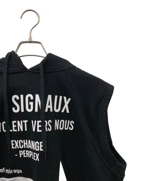 PRADA（プラダ）PRADA (プラダ) 21SS ノースリーブプルオーバーパーカー ブラック サイズ:XSの古着・服飾アイテム