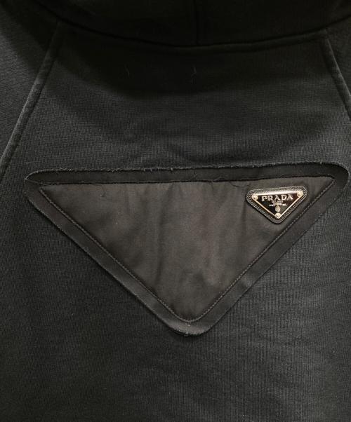 PRADA（プラダ）PRADA (プラダ) 21SS ノースリーブプルオーバーパーカー ブラック サイズ:XSの古着・服飾アイテム