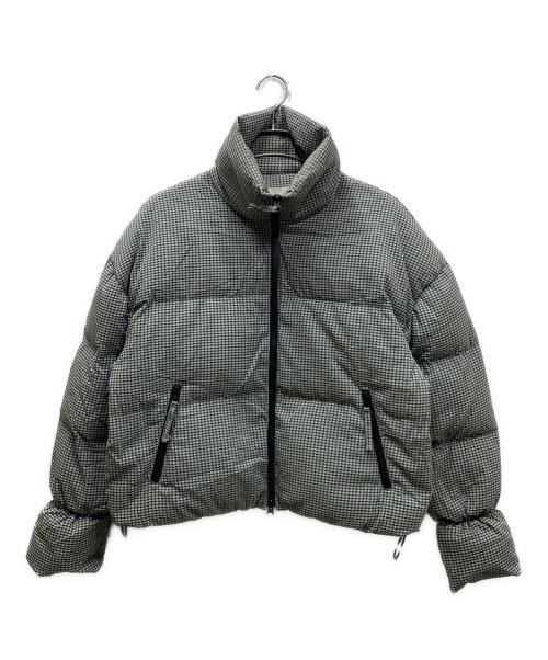 TODAYFUL（トゥデイフル）TODAYFUL (トゥデイフル) 24AW Check Dawn Jacket  ダウンジャケット ブルー×グレー サイズ:38の古着・服飾アイテム