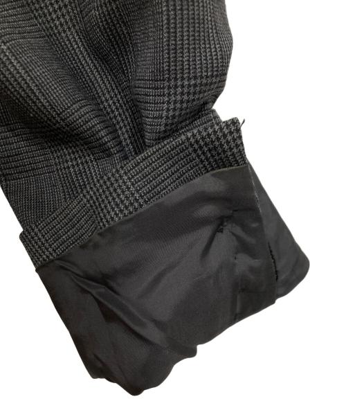 NUMERO UNO（ヌメロウーノ）NUMERO UNO (ヌメロウーノ) チェックダブルテーラードジャケット グレー サイズ:46の古着・服飾アイテム