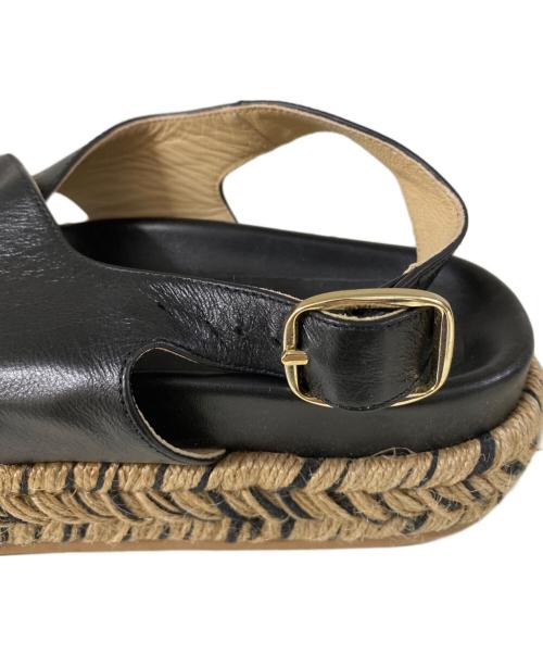 PALOMA BARCELO（パロマバルセロ）PALOMA BARCELO (パロマバルセロ) 厚底サンダル ブラック サイズ:23.5cmの古着・服飾アイテム