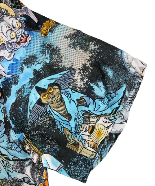 graniph（グラニフ）graniph (グラニフ) コラボ総柄シャツ マルチカラー サイズ:Lの古着・服飾アイテム