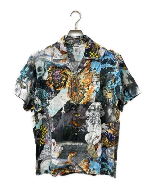 graniph（グラニフ）graniph (グラニフ) コラボ総柄シャツ マルチカラー サイズ:Sの古着・服飾アイテム