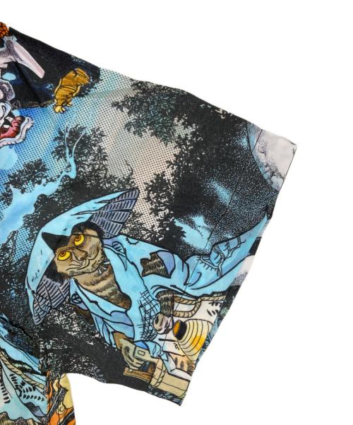 graniph（グラニフ）graniph (グラニフ) コラボ総柄シャツ マルチカラー サイズ:Sの古着・服飾アイテム