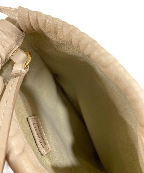 BURBERRY（バーバリー）BURBERRY (バーバリー) 巾着ミニショルダーバッグ ベージュの古着・服飾アイテム