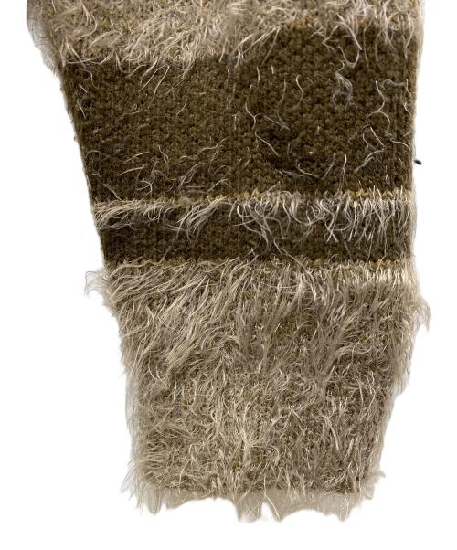 HUF（ハフ）HUF (ハフ) ヘンプ柄カーディガン ブラウン サイズ:SIZE XLの古着・服飾アイテム