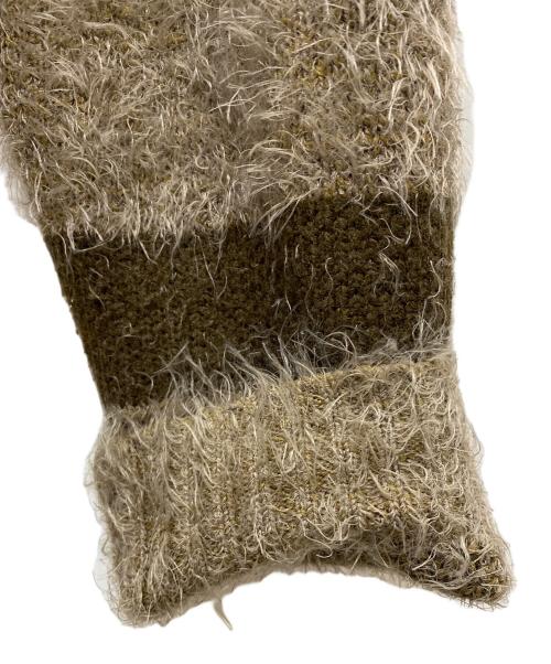 HUF（ハフ）HUF (ハフ) ヘンプ柄カーディガン ブラウン サイズ:SIZE XLの古着・服飾アイテム