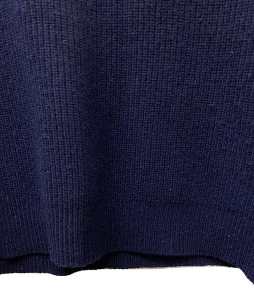 TTT MSW（ティー）TTT MSW (ティー) Zipup knit polo shirt ネイビー サイズ:SIZE Sの古着・服飾アイテム