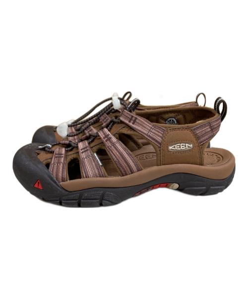 KEEN（キーン）KEEN (キーン) サンダル ブラウン サイズ:25の古着・服飾アイテム