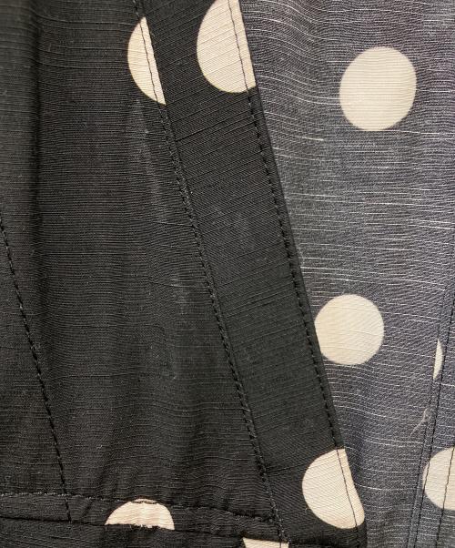 AKIRA NAKA（アキラナカ）AKIRA NAKA (アキラナカ) Erna corset long PO ドットワンピース ブラック×ホワイト サイズ:2の古着・服飾アイテム