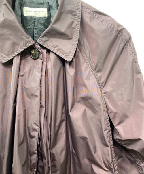 DRIES VAN NOTEN（ドリスヴァンノッテン）DRIES VAN NOTEN (ドリスヴァンノッテン) ポリエステルコート ボルドー サイズ:38の古着・服飾アイテム