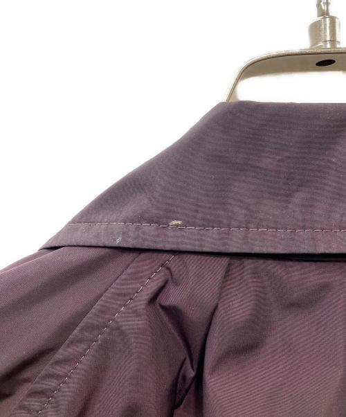 DRIES VAN NOTEN（ドリスヴァンノッテン）DRIES VAN NOTEN (ドリスヴァンノッテン) ポリエステルコート ボルドー サイズ:38の古着・服飾アイテム