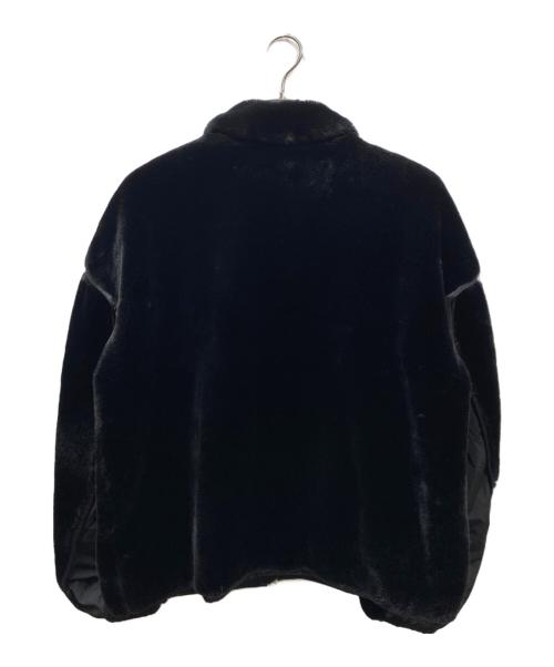 Enharmonic TAVERN（エンハーモニックタヴァーン）Enharmonic TAVERN (エンハーモニックタヴァーン) Fur Blouson フリースジャケット ブラック サイズ:46の古着・服飾アイテム