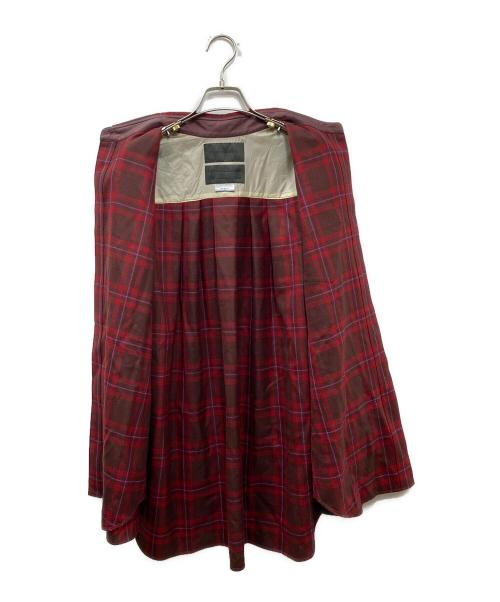 FUMITO GANRYU（フミトガンリュウ）FUMITO GANRYU (フミトガンリュウ) QRコード チェックシャツ レッド サイズ:表記なしの古着・服飾アイテム