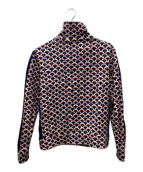 VALENTINO（ヴァレンティノ）VALENTINO (ヴァレンティノ) 総柄トラックジャケット ネイビー×レッド サイズ:XSの古着・服飾アイテム