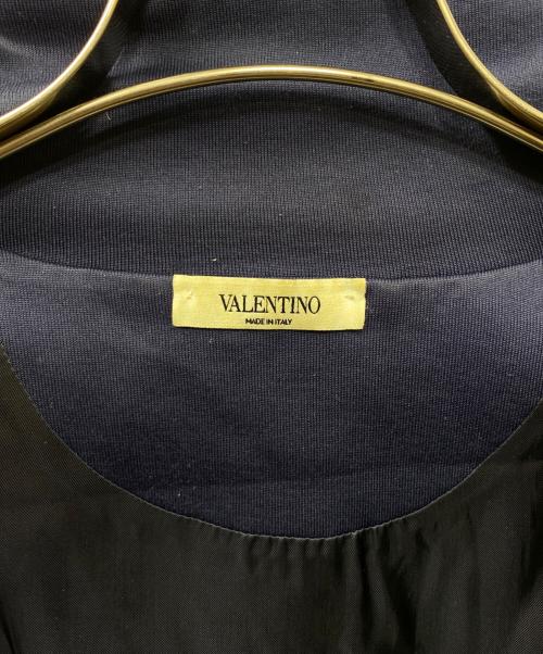 VALENTINO（ヴァレンティノ）VALENTINO (ヴァレンティノ) 総柄トラックジャケット ネイビー×レッド サイズ:XSの古着・服飾アイテム