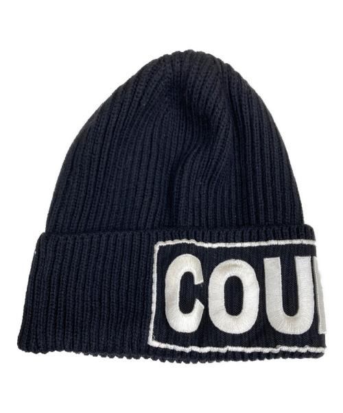 VERSACE（ヴェルサーチェ）VERSACE (ヴェルサーチ) COURAGE ニット帽 ブラック サイズ:OneSizeの古着・服飾アイテム