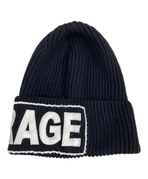 VERSACE（ヴェルサーチェ）VERSACE (ヴェルサーチ) COURAGE ニット帽 ブラック サイズ:OneSizeの古着・服飾アイテム