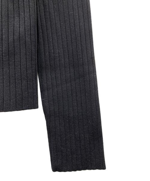 Noble（ノーブル）Noble (ノーブル) チョーカーリブニット ブラック サイズ:Freeの古着・服飾アイテム