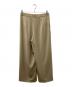 L'appartement (アパルトモン) タックワイドパンツ ベージュ サイズ:38：7000円