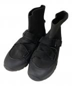 Le Talonル タロン）の古着「GRISE VIBRAM KNIT ブーツ」｜ブラック