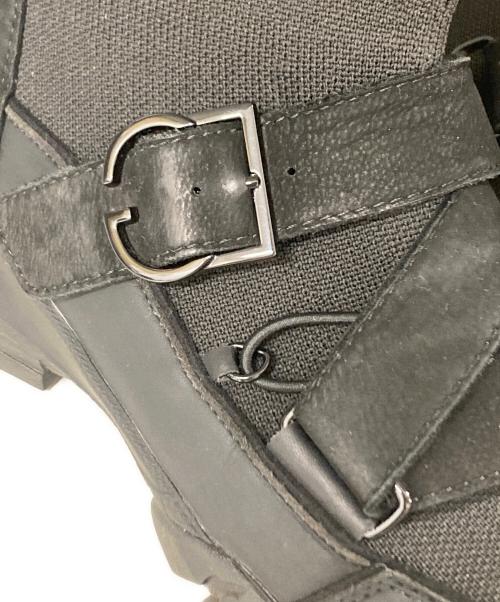 Le Talon（ル タロン）Le Talon (ル タロン) GRISE VIBRAM KNIT ブーツ ブラック サイズ:不明の古着・服飾アイテム