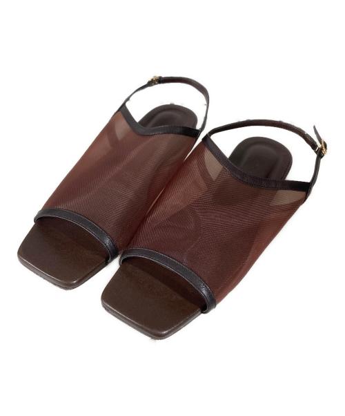GALLARDA GALANTE（ガリャルダガランテ）GALLARDA GALANTE (ガリャルダガランテ) シアースリングバッグサンダル ブラウン サイズ:38の古着・服飾アイテム