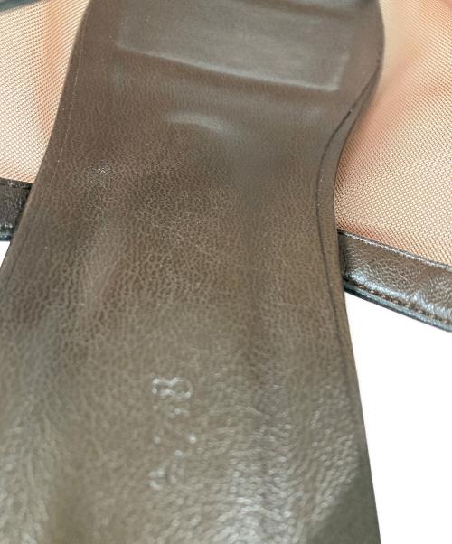 GALLARDA GALANTE（ガリャルダガランテ）GALLARDA GALANTE (ガリャルダガランテ) シアースリングバッグサンダル ブラウン サイズ:38の古着・服飾アイテム