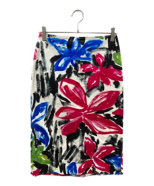 MARNI（マルニ）MARNI (マルニ) 花柄タイトスカート マルチカラー サイズ:40の古着・服飾アイテム