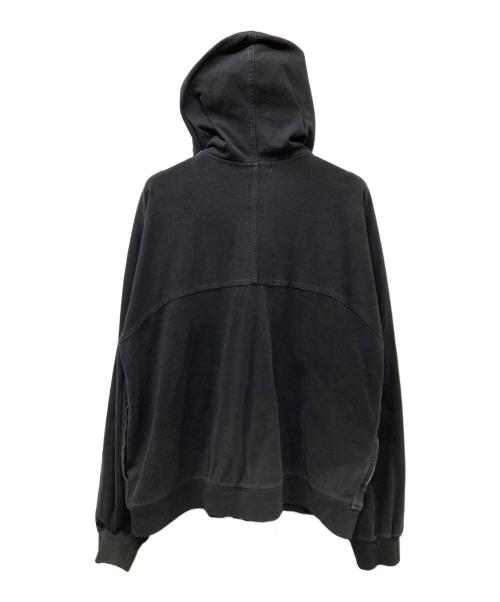 RICK OWENS（リックオウエンス）RICK OWENS (リックオウエンス) 18AW Wind breaker Zip Hoodie ジップパーカー ブラック サイズ:XLの古着・服飾アイテム